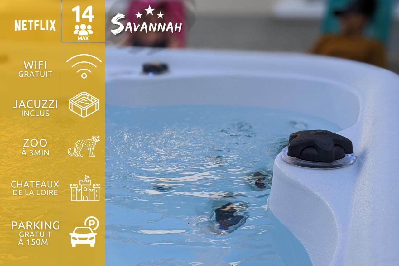 "Le Savannah" - Jacuzzi - A 3Min Du Zoo De Beauval سانت إينيو المظهر الخارجي الصورة